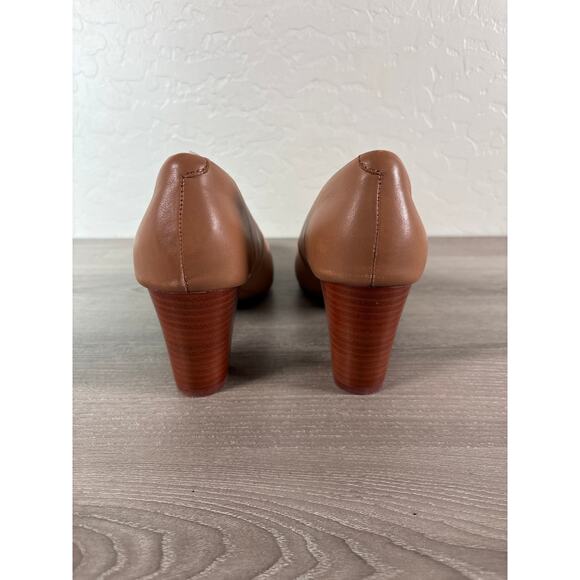 Sofft Parisa Light Tan Leather 3" Block Heels- Women's Size 9 M- NWOB - Picture 5 of 8